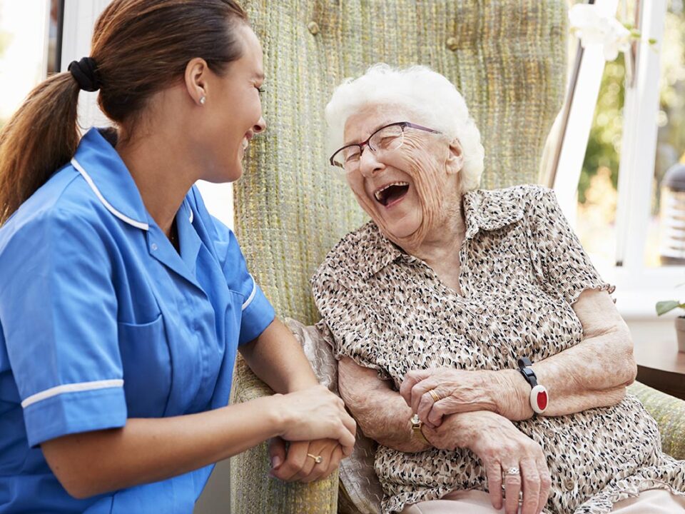 elderly patients at doorstep in Dubai
